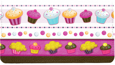 Colorful Cupcakes Leather Cover | CDP-EVC44