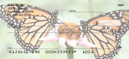 Monarch Butterfly Beauties Personal Checks