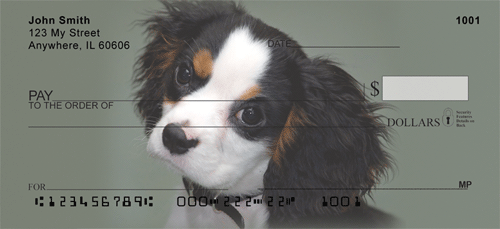 Cavalier King Charles Dogs Personal Checks