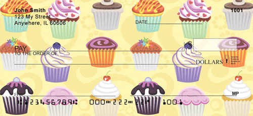Colorful Cupcakes Checks