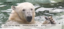 Polar Bears in the Water Personal Checks