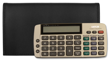Bi-Fold Checkbook and Calculator