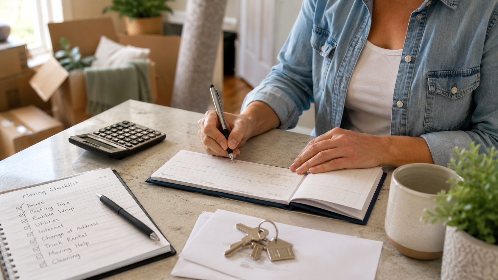 Moving on a Budget: Why Checks Still Come in Handy During a Move