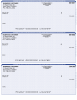 Blue Safety 3 Per Page Laser Checks Product Image