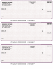 Violet Safety 3 Per Page Laser Checks Product Image