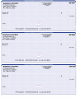 Blue Safety High Security 3 Per Page Laser Checks Product Image