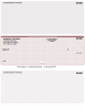 Burgundy Safety High Security Middle Laser Checks Product Image