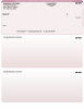 Burgundy Safety Top Laser Checks Product Image