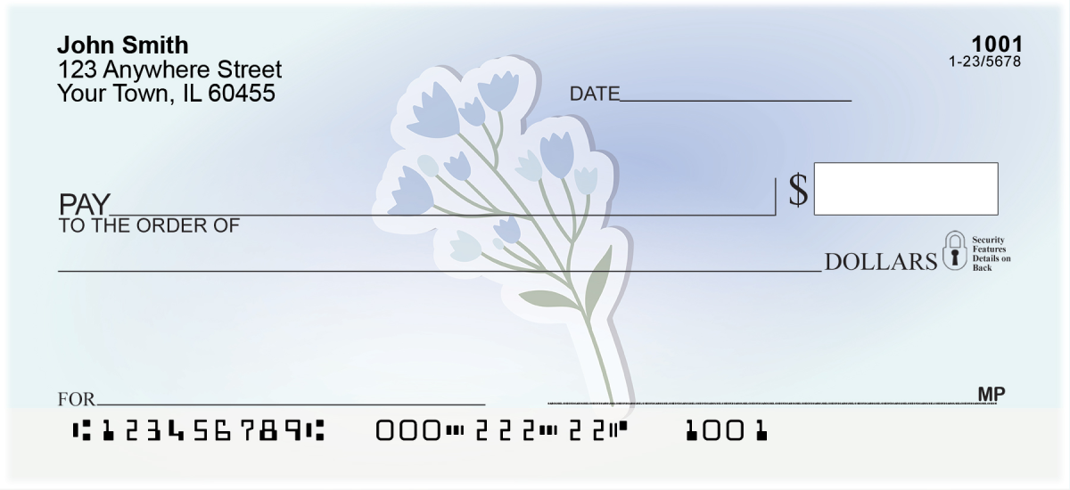 Flower Sticker Checks