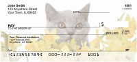 Flowers & Felines Personal Checks | ANJ-12