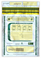 White SafeLok Deposit Bag with Pocket, 9