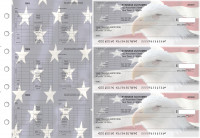 American Flag Multi-Purpose Corner Voucher Business Checking