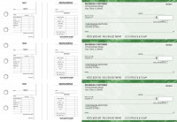 Green Marble Multi-Purpose Salary Voucher Business Checks | BU3-7GMA01-MPS