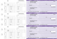 Purple Marble Multi-Purpose Counter Signature Business Checks