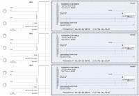 Blue Safety Itemized Counter Signature Business Checks | BU3-BLU01-ICS