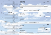 Clouds Accounts Payable Designer Business Checks | BU3-CDS21-DED