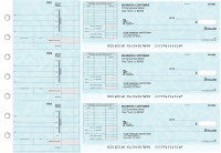 Swirls Itemized Invoice Business Checks | BU3-CDS24-TNV