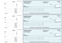Teal Safety Itemized Payment Business Checks | BU3-ESF01-IPR