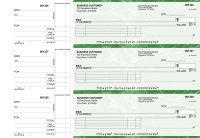 Green Marble Itemized Payment Business Checks | BU3-GMA01-IPR