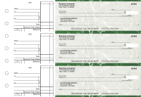 Green Marble Standard Business Checks | BU3-GMA01-STA