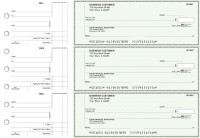 Green Safety Standard Counter Signature Business Checks | BU3-GRN01-SCS