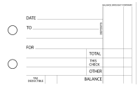 Pink Safety Standard Invoice Business Checks | BU3-PSF01-SNV