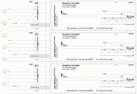 Tan Knit Invoice Business Checks | BU3-TPM02-INV