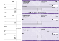 Purple Marble Itemized Payment Business Checks | BU3-UMA01-IPR