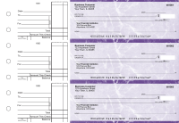 Purple Marble Standard Business Checks | BU3-UMA01-STA