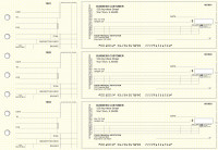 Yellow Knit Standard Itemized Counter Signature Business Checks | BU3-YEL02-ICS