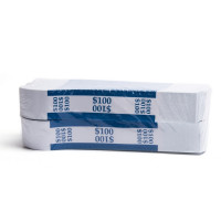 Blue Barred $100 Currency Bands | CBB-003