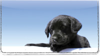 Black Lab Puppies Leather Cover | CDP-DOG53