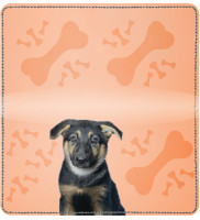 German Shepherd Pups Keith Kimberlin Leather Cover | CDP-KKM12