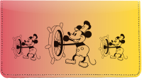 Steamboat Willie Ombre Checkbook Cover | CDP-SBW01