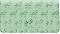 Steamboat Willie Monogram Pattern Checkbook Cover  | CDP-SBW02B