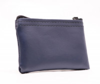 Navy Blue Zipper Wallet, 3" X 4.5" | CUR-004