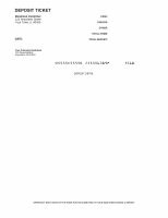 Peachtree Laser Deposit Tickets