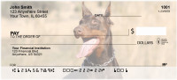 Dobermans Smile Personal Checks | DOG-62