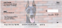 Dobermans Smile Personal Checks | DOG-62