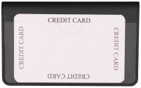 Black Vinyl Debit Card Cover | DVP-BLA01
