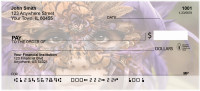 Feathered Masks Personal Checks | EVC-54