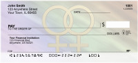 Gay Pride Symbols Personal Checks | EVC-58