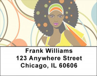 African Beauty Address Labels | LBAFR-16