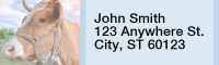 Rural Cow Address Labels  | LBANIC-54