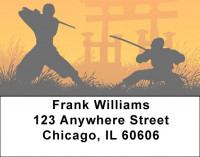 Ninja vs Samurai Address Labels | LBASI-05