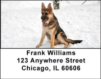 German Shepherds Address Labels | LBDOG-01