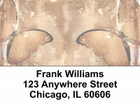Rustic Butterflies Address Labels | LBEVC-06