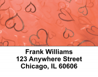 Heart Art Address Labels | LBEVC-09