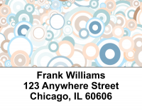 Pastel Arcs Address Labels | LBEVC-11