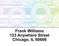 Pastel Arcs Address Labels | LBEVC-11